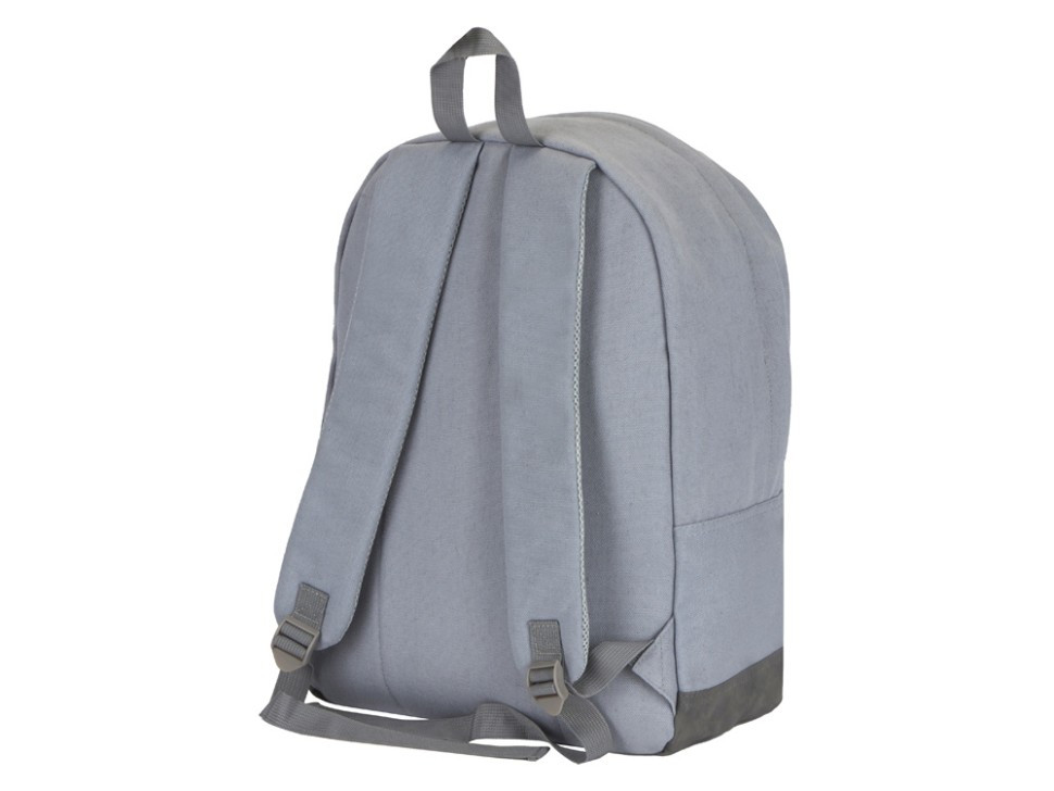 Рюкзак Shammy с эко-замшей для ноутбука 15, серый - фото 5 - id-p115356865