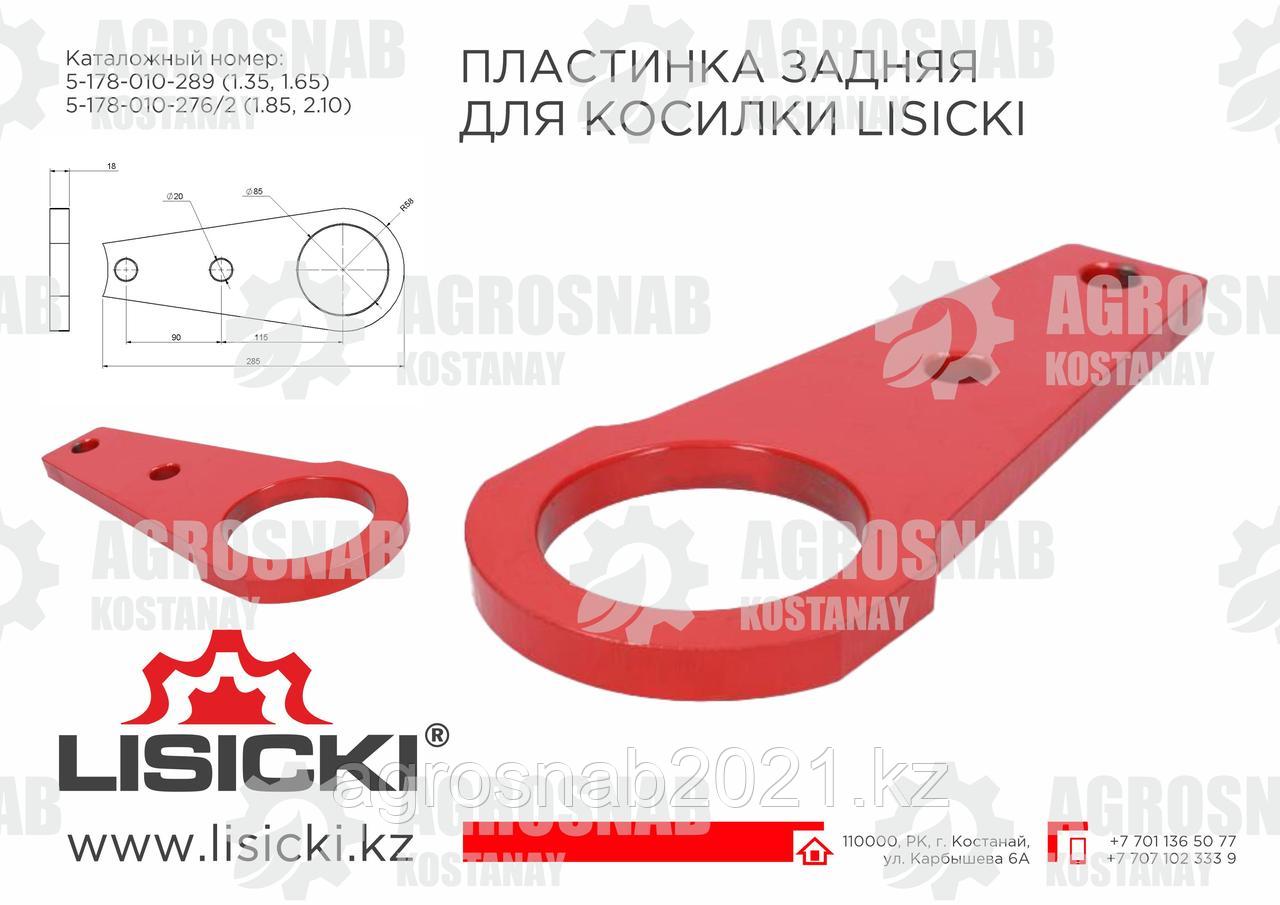 Пластинка задняя 5-178-010-289