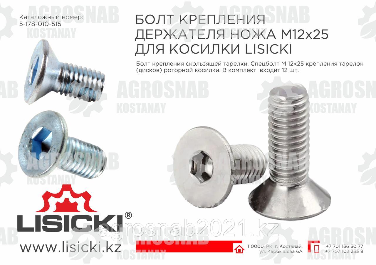Болт крепления держателя ножа М12*25 5-178-010-502, фото 1