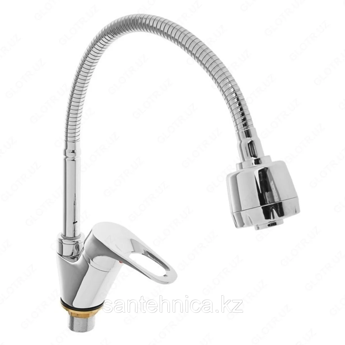 Қоспалауыш /Смеситель Advance 74428 гибкий нерж. ст.