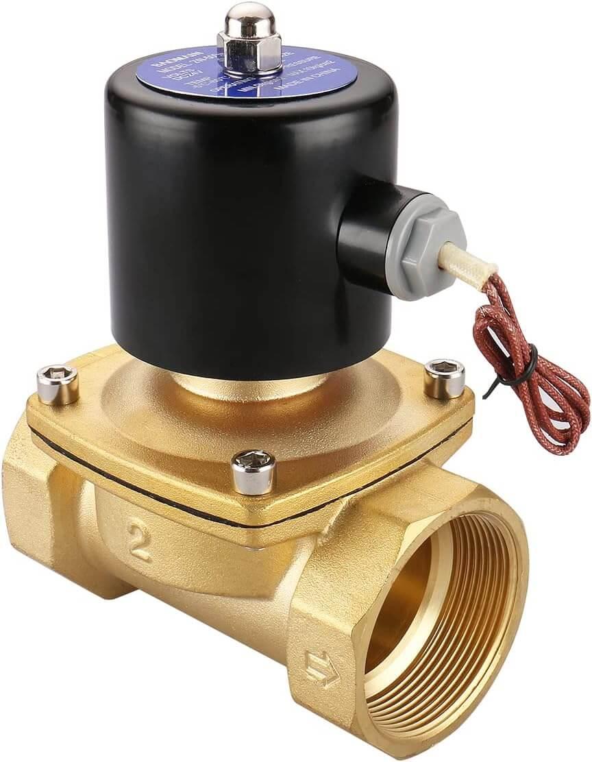 Клапан электромагнитный нормально закрытый Bentong 2W-500-50, 2", 220В