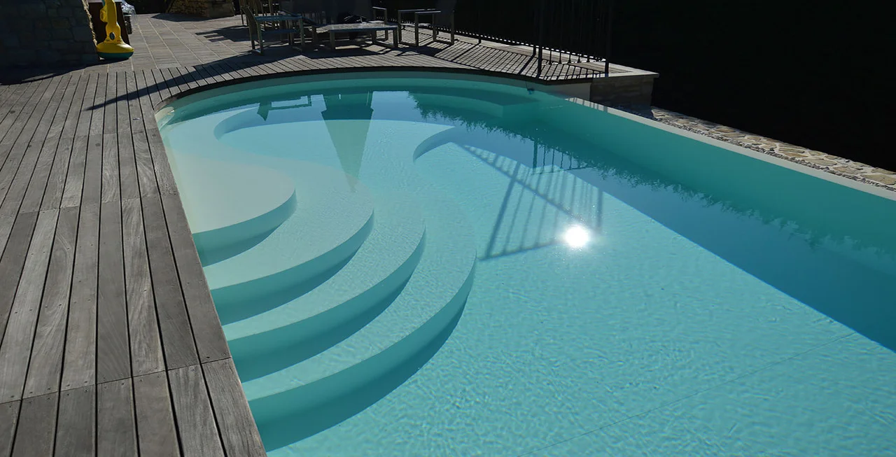 Пвх пленка Cefil Pool 1,65 для бассейна (Алькорплан, голубая противоскользящая) - фото 2 - id-p115395248