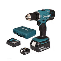 MAKITA Дрель-шуруповерт аккум. LXT 18В 13мм 42/27Нм (2х3 0Ач з/у) DDF453RFE