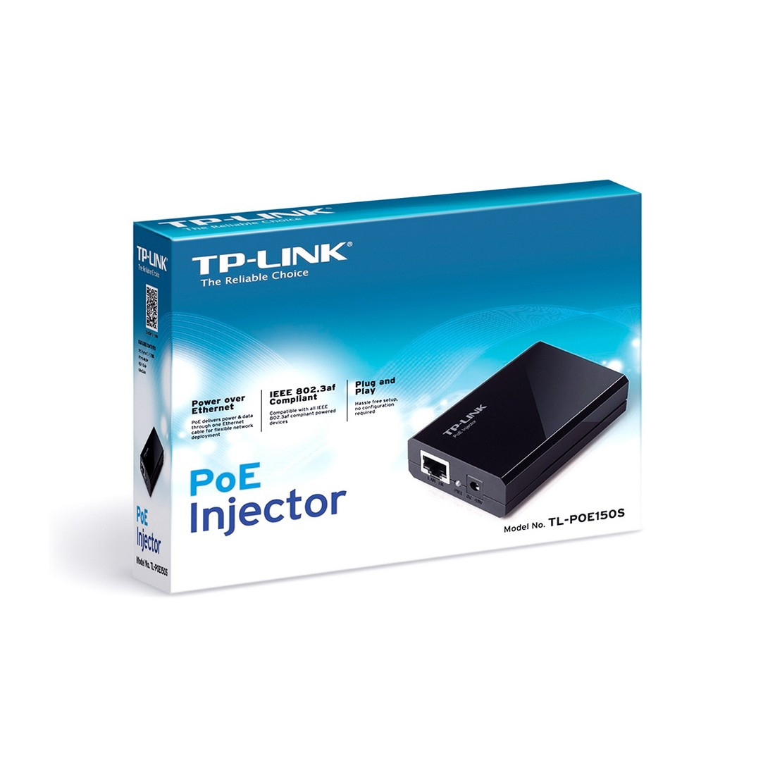 PoE-инжектор TP-Link TL-POE150S: Источник питания через Ethernet для сетевых устройств - фото 3 - id-p115318582