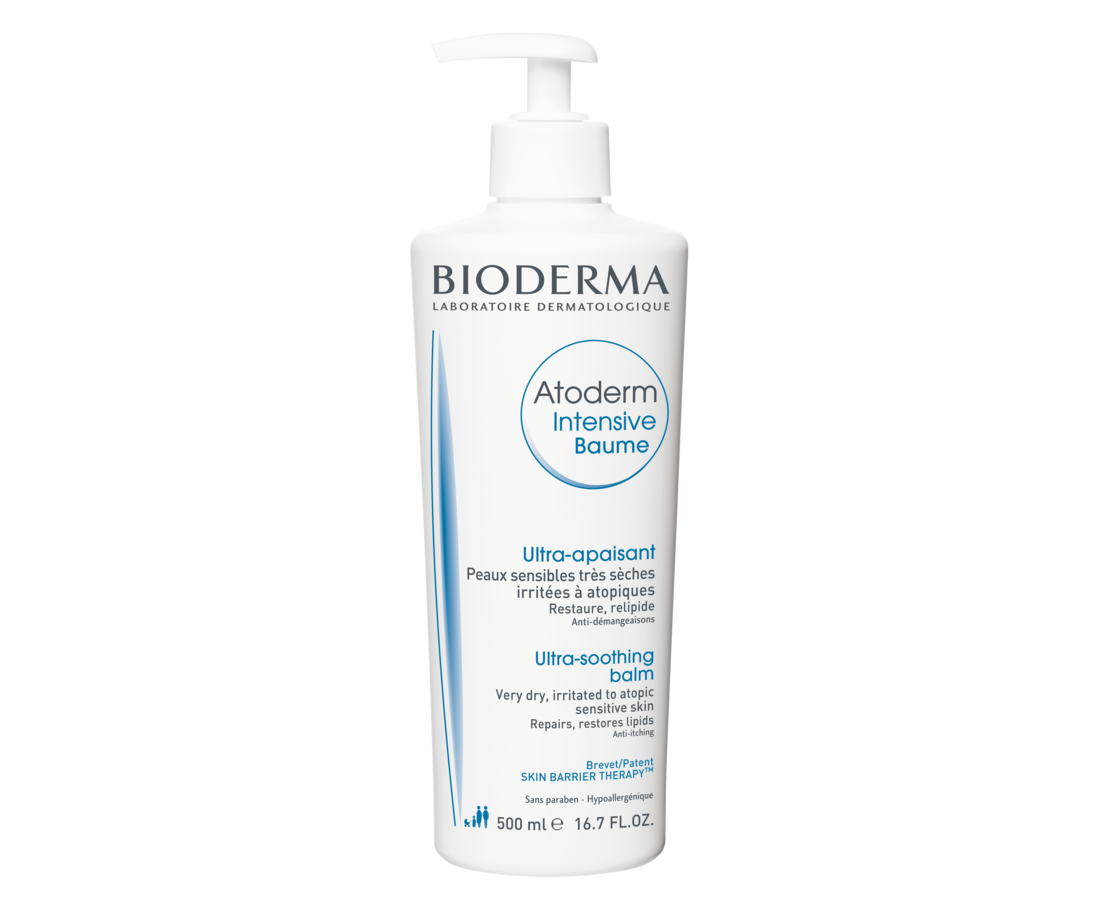 Увлажняющий бальзам для очень сухой и атопичной кожи лица и тела Bioderma Atoderm Intensive Baume, 500 мл - фото 1 - id-p115396618