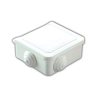 Распределительная коробка квадратный белый "NDplast"