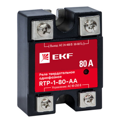 Реле твердотельное однофазное RTP-80-AA EKF PROxima, фото 1
