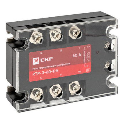 Реле твердотельное трехфазное RTP-60-DA EKF PROxima, фото 1