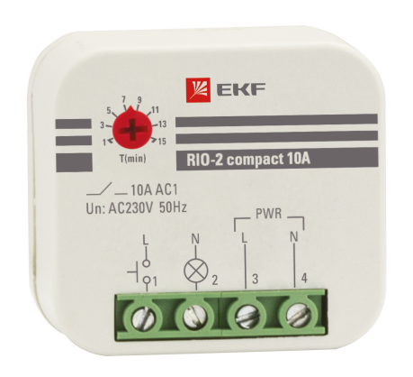 Импульсное реле RIO-2 compact 10А EKF PROxima - фото 1 - id-p115397089