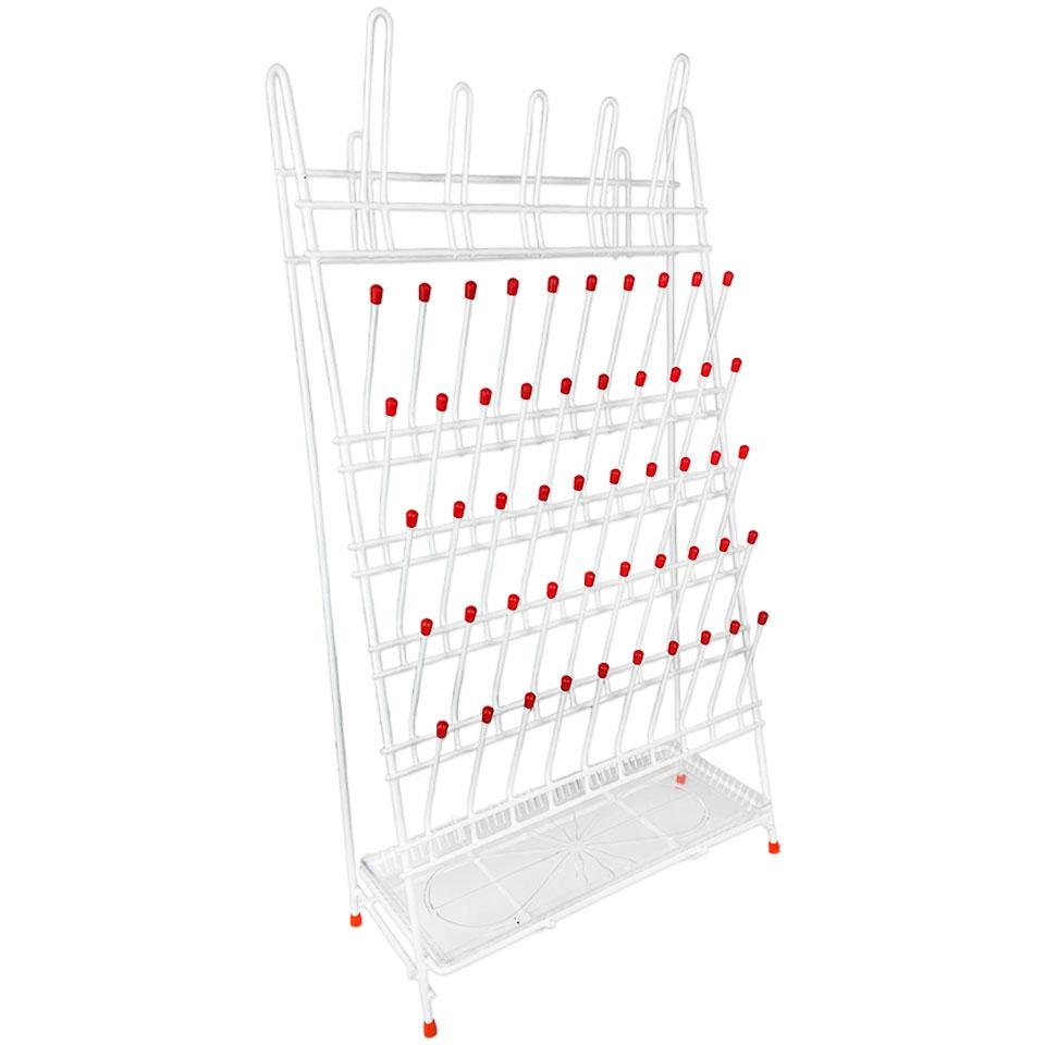 Сушилка для лабораторной посуды Stegler SL-55 (металлическая, 55 мест, 680×360×155 мм) - фото 1 - id-p92689390
