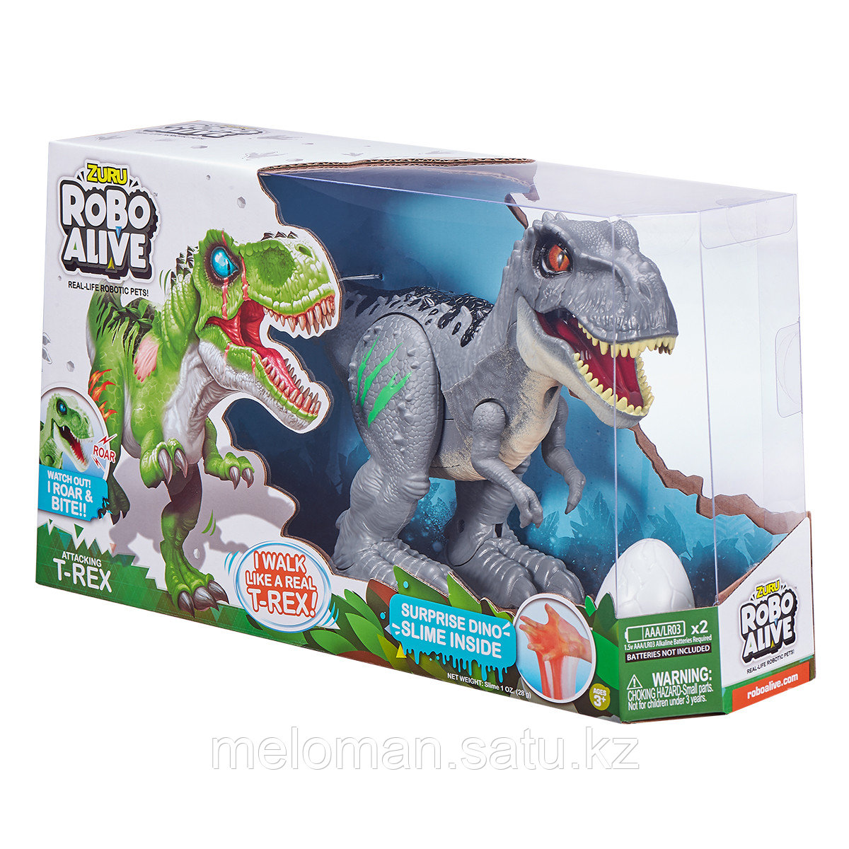Robo Alive: Zuru Тиранозавр, Серый - фото 10 - id-p115339216