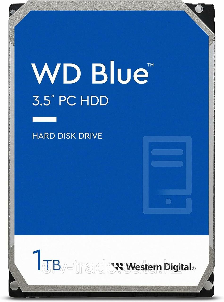 Жесткий диск HDD 1Tb Western Digital Blue SATA 6Gb/s 64Mb 5400rpm WD10EZRZ - фото 1 - id-p114907554