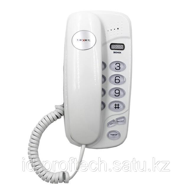 Телефон проводной Texet TX-238 белый