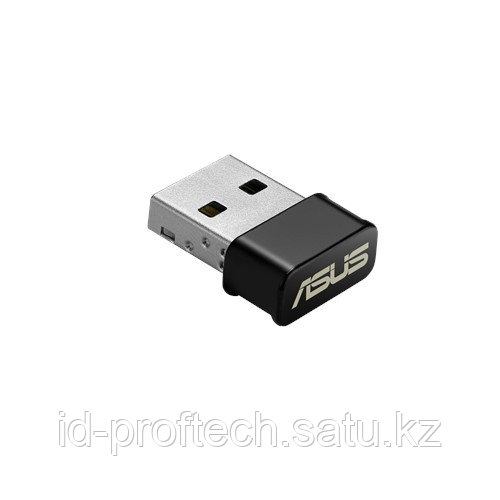 Сетевой адаптер, ASUS, USB-AC53 Nano, 2.4-5 ГГц, 1200 Мбит-с, MIMO, 2х PIFA встроенные антенны, USB 2.0 - фото 1 - id-p115117344