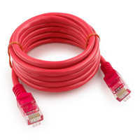 Патч-корд UTP Cablexpert PP12-2M-RO кат.5e, 2м, литой, многожильный (розовый) - фото 1 - id-p115117358