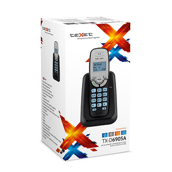 Телефон беспроводной Texet TX-D6905А