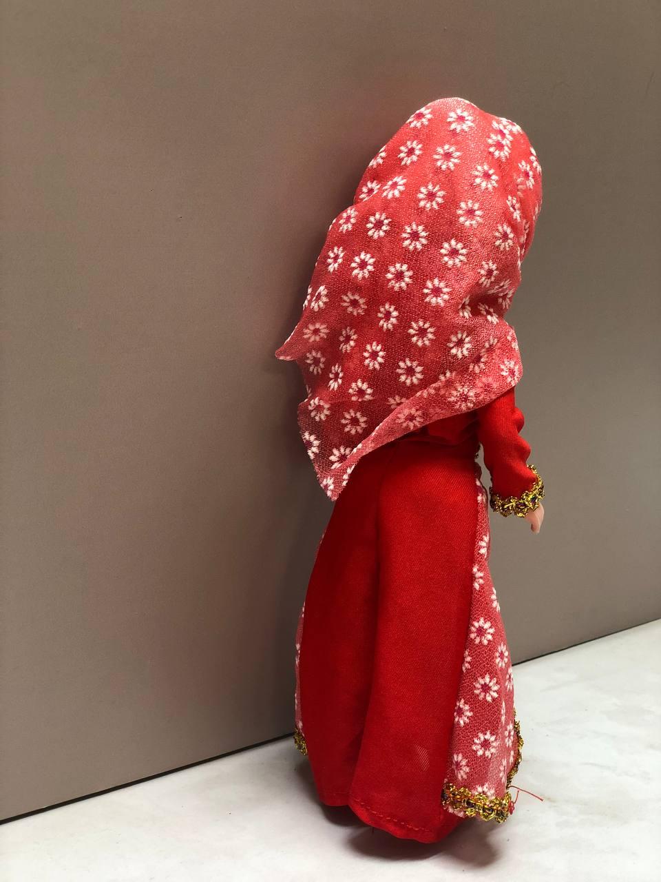 Кукла игрушечная для детей "Мусульманка в платке" 24 см красная - фото 6 - id-p115400376