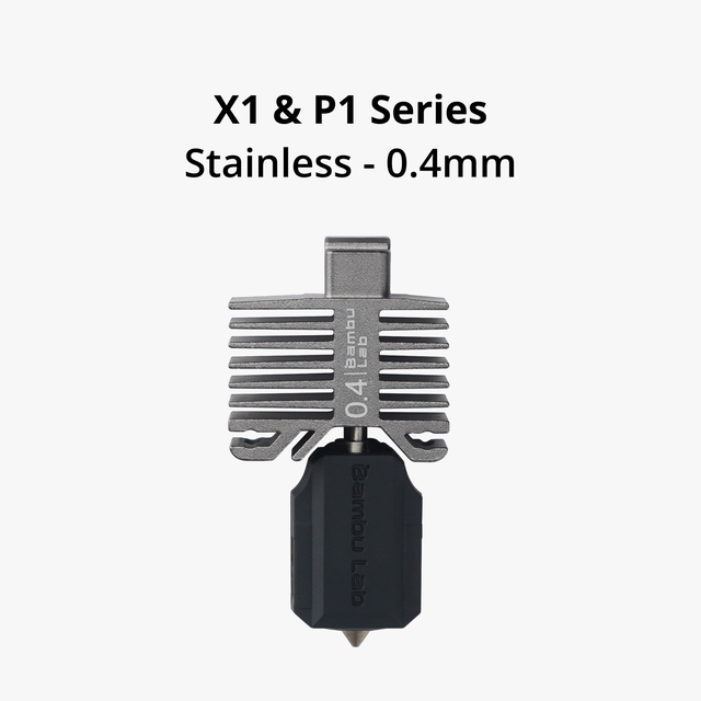 Hotend with stainless steel nozzle-0.4 mm