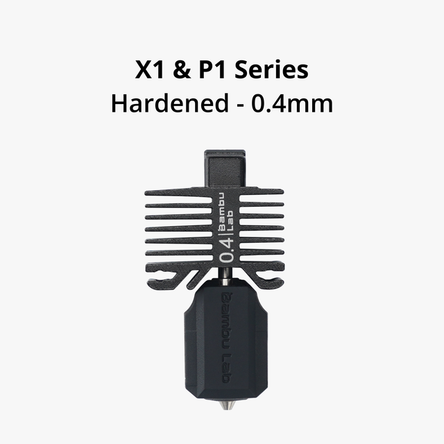 Hotend with hardened steel nozzle-0.4 mm