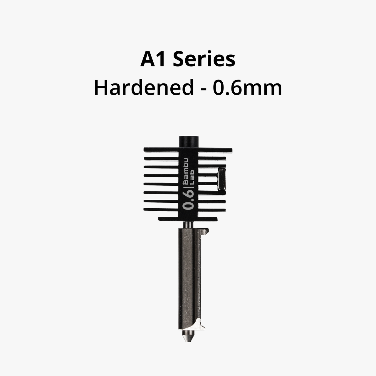 Hotend with hardened steel nozzle-0.6 mm - A1 - фото 1 - id-p115400742