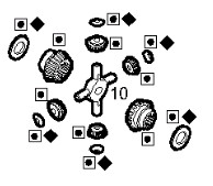 Комплект дифференциала Iveco 682 Tipper, Hongyan