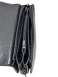 Мужская сумка-клатч-барсетка "Cantlor". Высота 13 см, ширина 21 см, глубина 4 см., фото 4