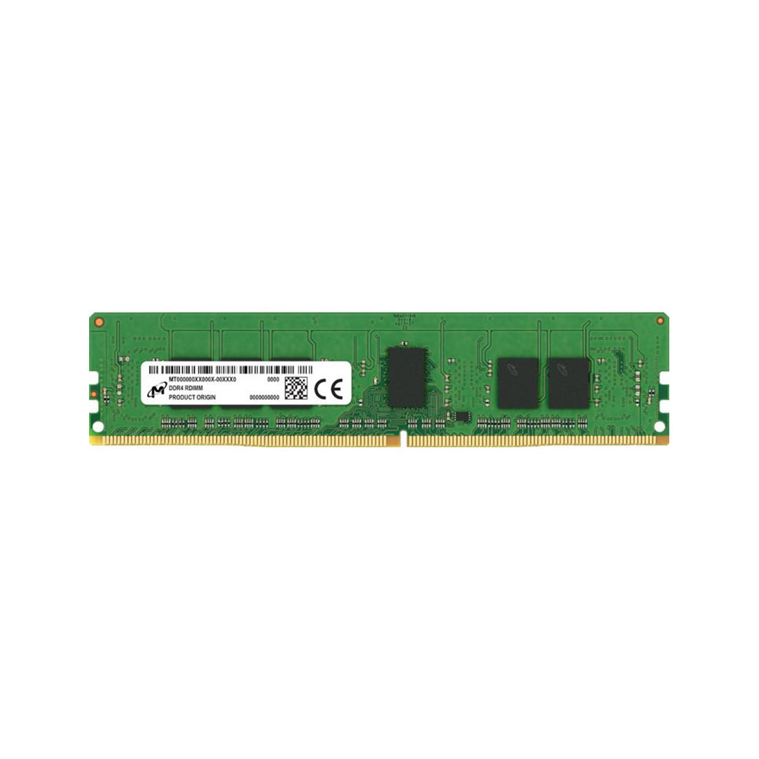 Модуль памяти Micron MTA9ASF1G72PZ-3G2R1 DDR4-3200 8GB 3200MHz 1RX8 LP ECC RDIMM 2-018831 - фото 1 - id-p115400794