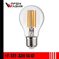 Лампа филаментная LED A60 шар прозрачный 7Вт 230В 3000К E27 серия 360°