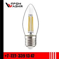 Лампа филаментная LED C35 свеча прозрачная 7Вт 230В 4000К E27 серия 360°