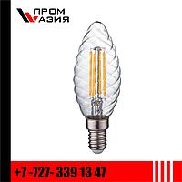 Лампа филаментная LED CT35 свеча вит. 5Вт 230В 3000К E14 серия 360°