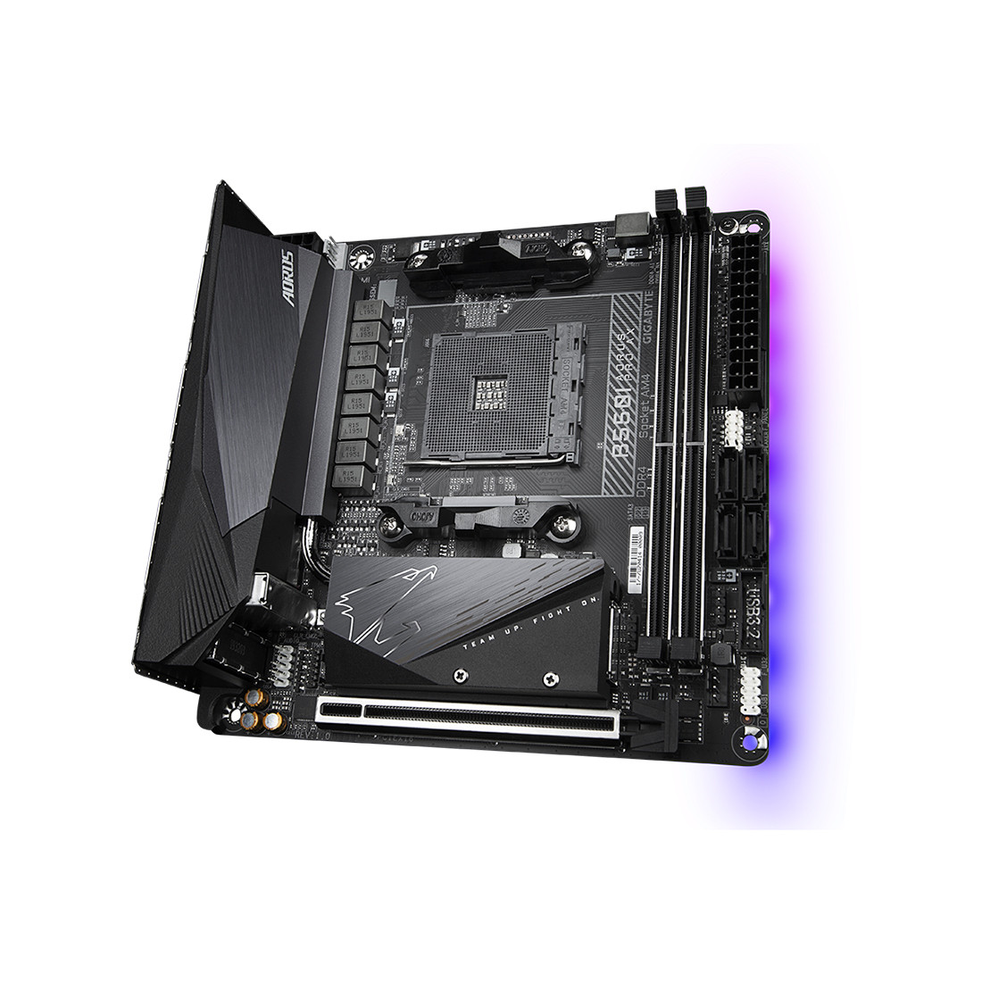 Материнская плата Gigabyte B550I AORUS PRO AX 2-018897 - фото 3 - id-p115429481