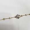Золотой браслет с бриллиантами 0.01Ct 4/5А, размер 16-20, фото 3