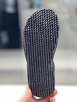 Плетенные женские сандалии черного цвета., фото 6