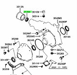 Сальник хвоставика раздатки на кардан Mitsubishi Outlanler, фото 2