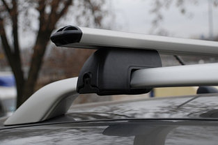Комплект поперечин (дуг) на стандартные рейлинги LUX РА (Россия) аэродинамический профиль шириной 73 мм, фото 2