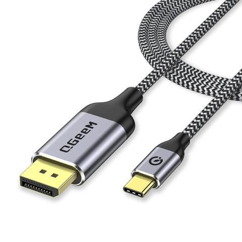 Кабель QGeeM USB C/Displayport, 3м.