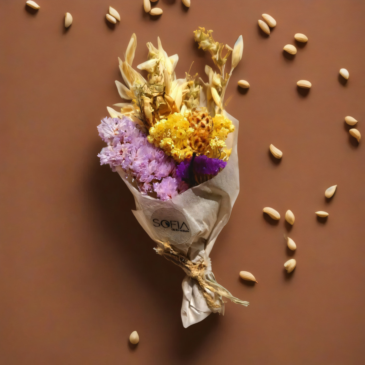 Подарочный экобокс "Весенняя аромамагия" 1 + букет из сухоцветов S - фото 2 - id-p115431254