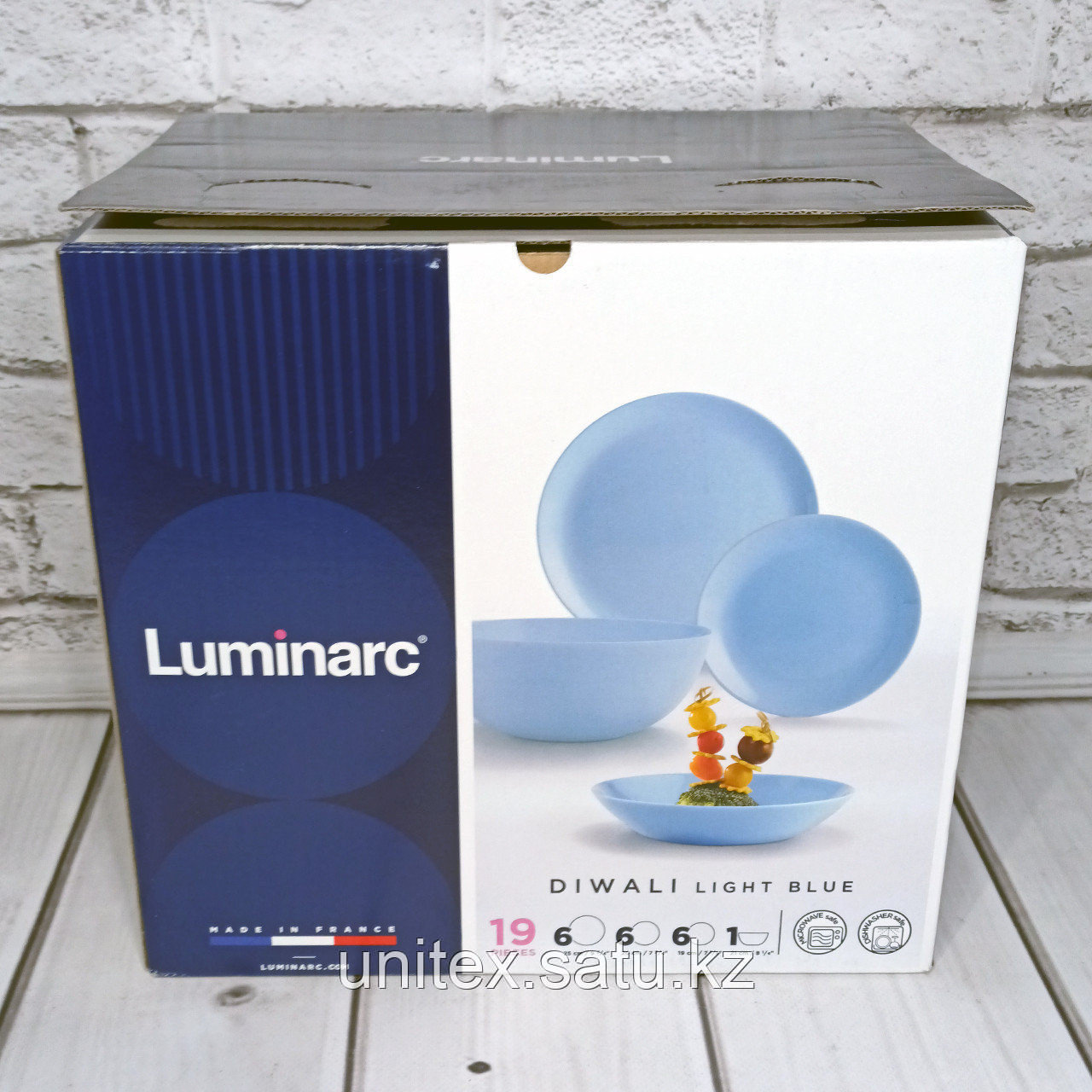 Сервиз Luminarc Diwali Light Blue 19 пр. - фото 3 - id-p115431311