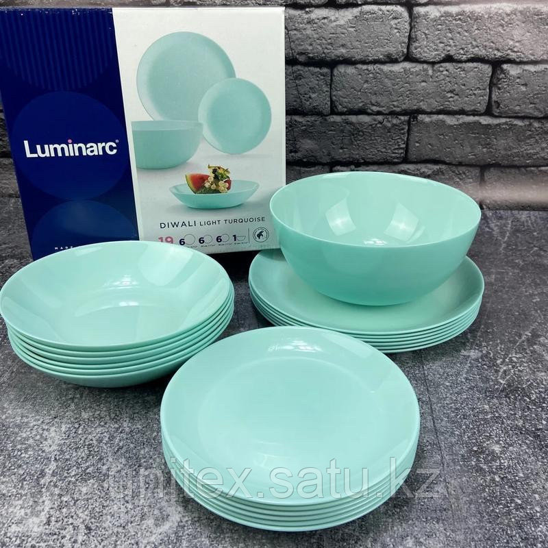 Сервиз Luminarc Diwali Light Turquoise 19 пр