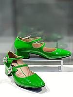 Женские туфли "Paoletti" натуральная лакированная кожа. Красивая женская обувь.