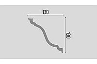 П11 130/130 Плинтус потолочный Де-Багет (22шт)