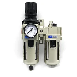 Блок подготовки воздуха AC4010-04 1/2" фильтр, регулятор давления и маслораспылитель