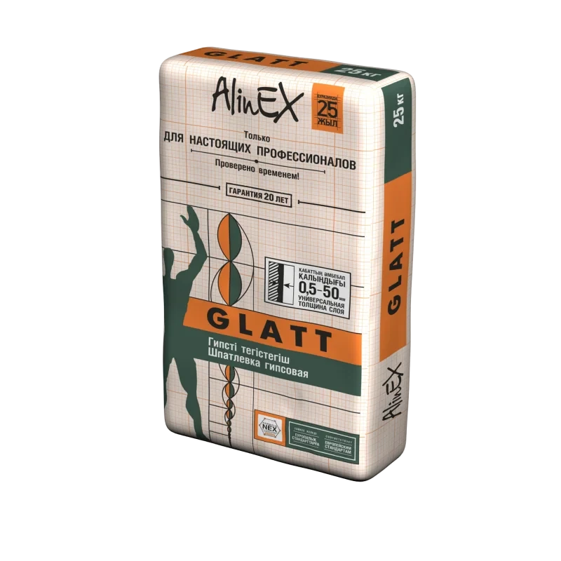 Шпаклёвка гипсовая базовая Alinex Glatt, Alinex - фото 1 - id-p115433215
