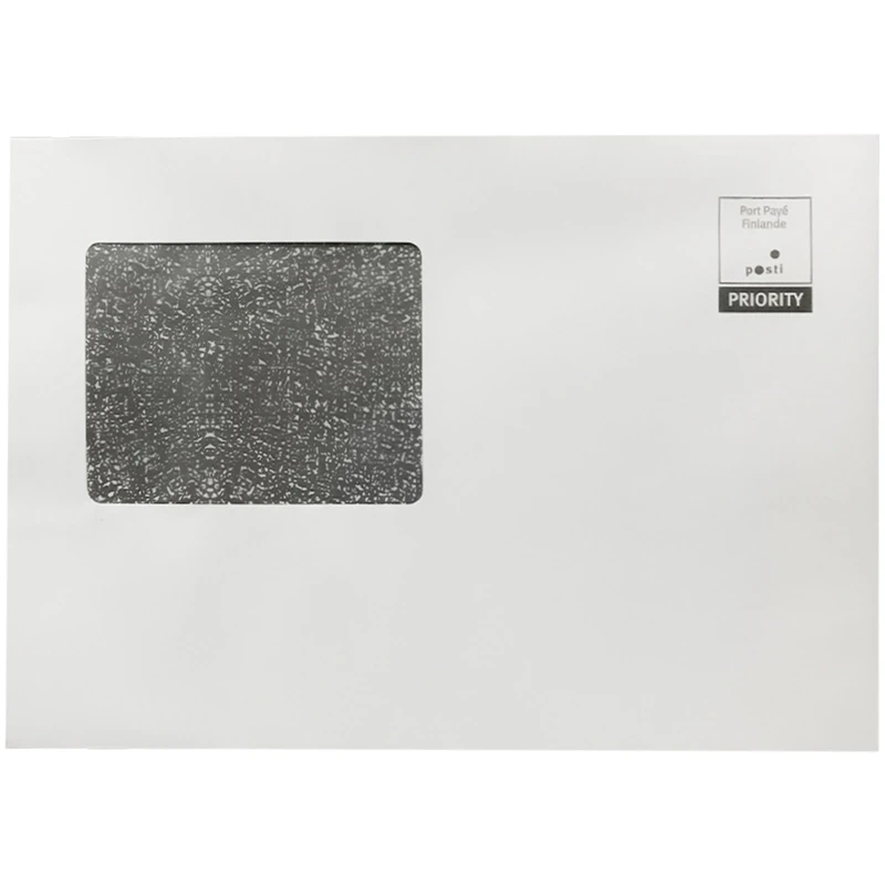 Конверт С5 (162х229 мм) белый, удаляемая лента, окно 70х90 мм, внутренняя запечатка