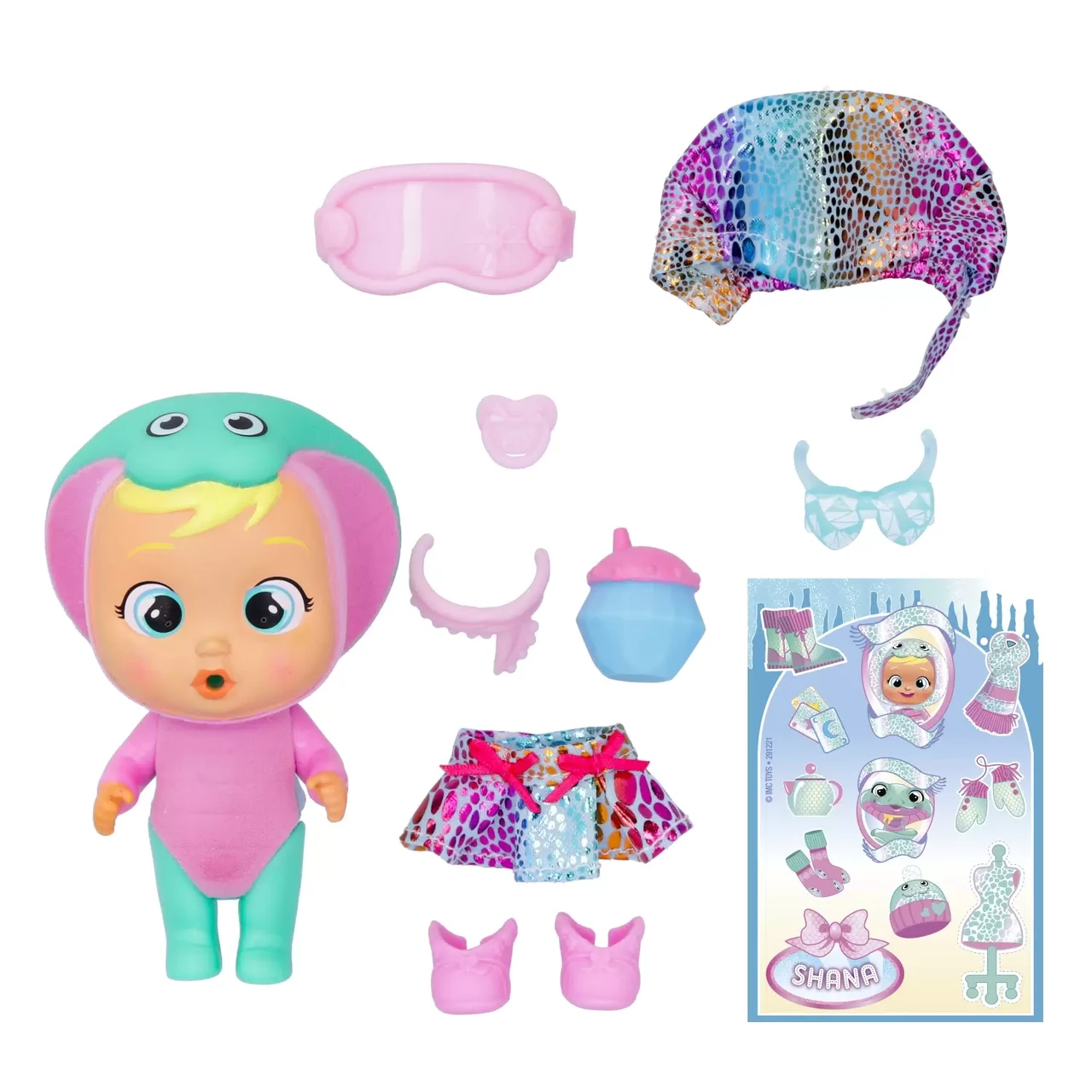 Кукла Cry Babies Согрей меня кукла Шана 12см