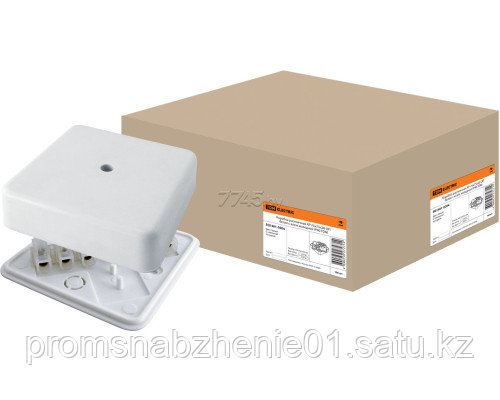 Распаячная коробка ОП 240х195х165мм, крышка, IP55. кабельные ввода d28-3 шт d37-2шт TDM - фото 1 - id-p115438065