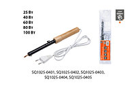 Паяльник ПД 220 В 65 Вт деревянная ручка (блистер) PROCONNECT TDM