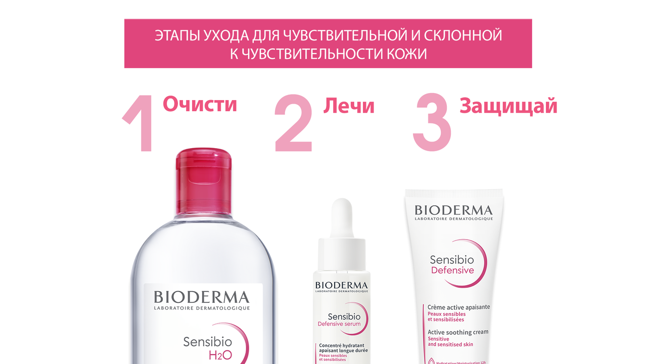 Успокаивающая сыворотка для чувствительной кожи Bioderma Sensibio Defensive Serum, 30 мл - фото 2 - id-p115432686