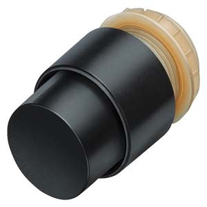 КНОПКА ВЫСТУПАЮЩАЯ 12MM, ЧЕРНАЯ, БЕЗ ПОДСВЕТКИ - 3SB3000-0EA11 (SIEMENS), фото 1