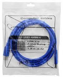 Высокоскоростной USB Кабель USB 3.0 Pro Gembird CCP-USB3-AMBM-6, AM/BM, 1.8м - фото 2 - id-p115442255